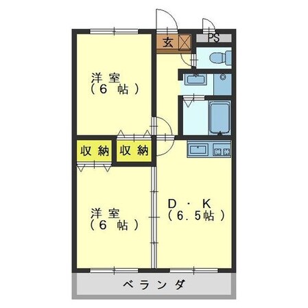 フェール・メゾンFUJINAGA　Ａ棟の物件間取画像